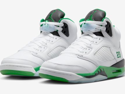 کفش اسپرت نایک ایرجردن 5 لاکی گرین Air Jordan 5 Lucky Green